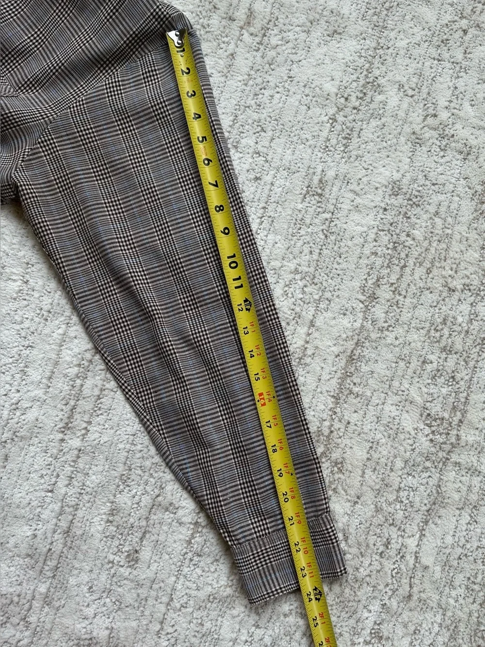 Vintage JC Penny Button Down Long Sleeve Shirt Men’s Large 16-16 1/2 Plaid - Picture 7 of 7